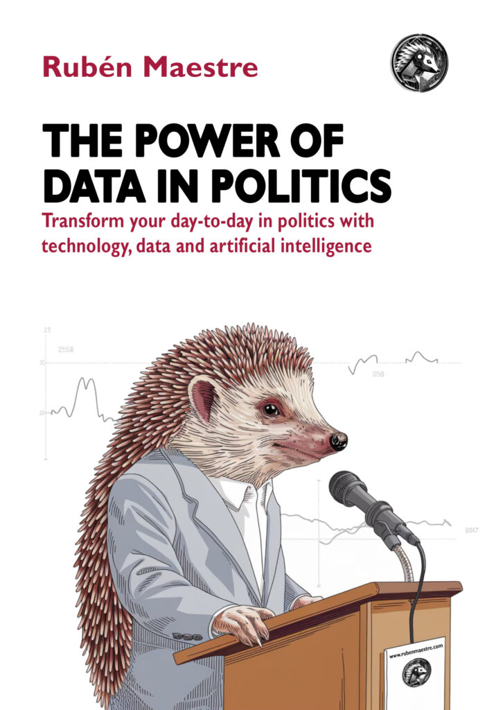 Cover of The Power of Data in Politics by Rubén Maestre